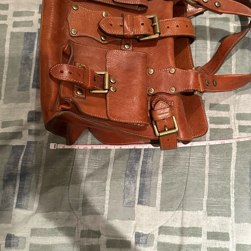 Mulberry Roxanne Oak Darwin Leather Bag